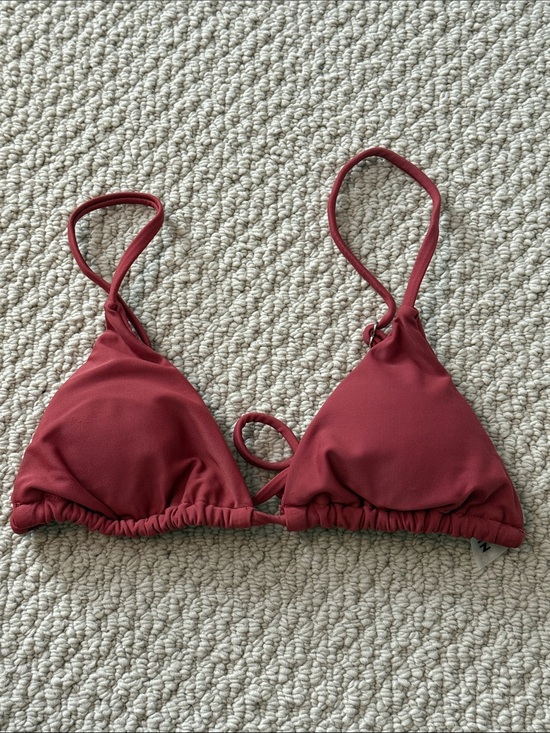 SHEIN Other - Shein Size Extra Small XS Women's Triangle Bikini Top in Brick Red